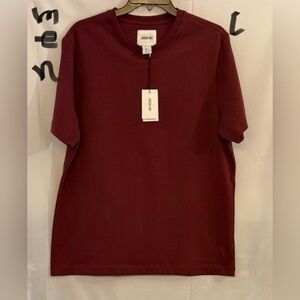 Jason Wu Men's Burgundy Short Sleeve Tee